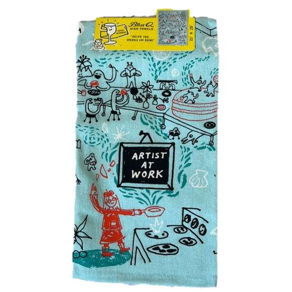 Blue Q Other - NWT “Artist at Work” Blue Q Dish Towel